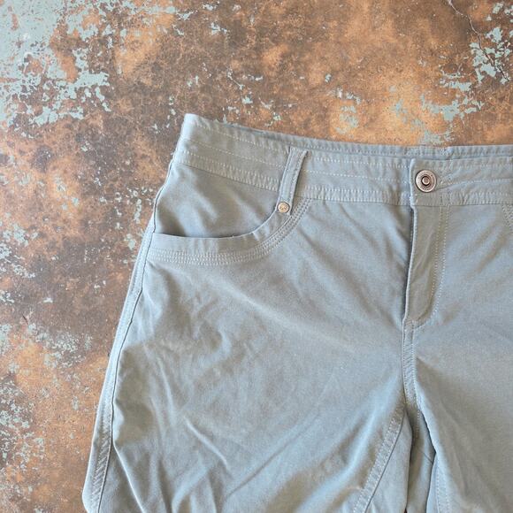 Kuhl Women's Trekr Shorts Size 8 Gray Hiking Outdoor 7" Inseam Pockets Stretch - Picture 2 of 9